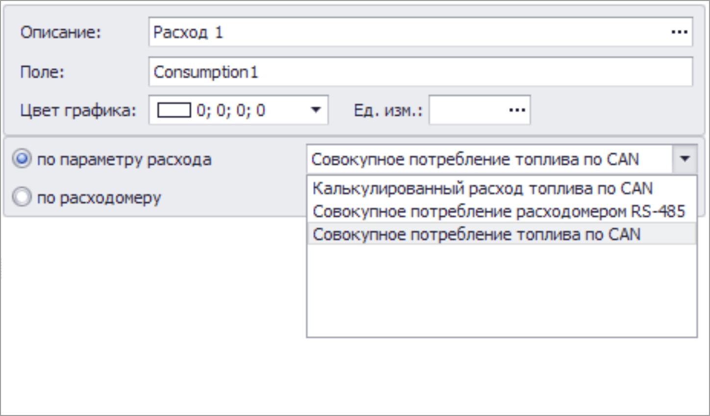 Меню Устройства Обработчик данных общие дизайнер расходы по параметру расхода.png